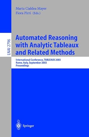 Immagine del venditore per Automated Reasoning with Analytic Tableaux and Related Methods venduto da BuchWeltWeit Ludwig Meier e.K.