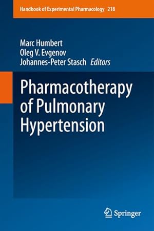 Immagine del venditore per Pharmacotherapy of Pulmonary Hypertension venduto da BuchWeltWeit Ludwig Meier e.K.