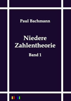 Seller image for Niedere Zahlentheorie for sale by BuchWeltWeit Ludwig Meier e.K.