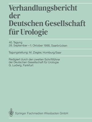 Imagen del vendedor de 40. Tagung, 28. September1. Oktober 1988, Saarbrcken a la venta por BuchWeltWeit Ludwig Meier e.K.