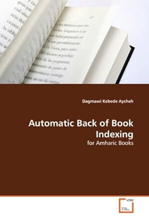 Seller image for Automatic Back of Book Indexing for sale by BuchWeltWeit Ludwig Meier e.K.