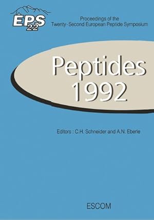 Image du vendeur pour Peptides 1992 mis en vente par BuchWeltWeit Ludwig Meier e.K.