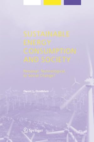 Seller image for Sustainable Energy Consumption and Society for sale by BuchWeltWeit Ludwig Meier e.K.