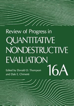 Imagen del vendedor de Review of Progress in Quantitative Nondestructive Evaluation a la venta por BuchWeltWeit Ludwig Meier e.K.