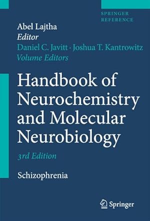 Immagine del venditore per Handbook of Neurochemistry and Molecular Neurobiology venduto da BuchWeltWeit Ludwig Meier e.K.