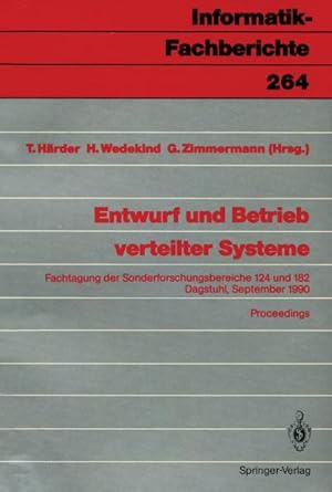 Seller image for Entwurf und Betrieb verteilter Systeme for sale by BuchWeltWeit Ludwig Meier e.K.