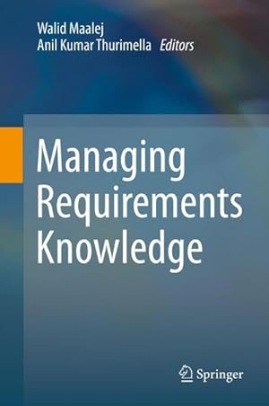 Seller image for Managing Requirements Knowledge for sale by BuchWeltWeit Ludwig Meier e.K.