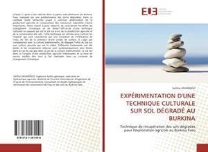 Image du vendeur pour EXPRIMENTATION D'UNE TECHNIQUE CULTURALE SUR SOL DGRAD AU BURKINA mis en vente par BuchWeltWeit Ludwig Meier e.K.