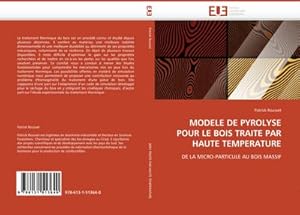 Bild des Verkufers fr MODELE DE PYROLYSE POUR LE BOIS TRAITE PAR HAUTE TEMPERATURE zum Verkauf von BuchWeltWeit Ludwig Meier e.K.