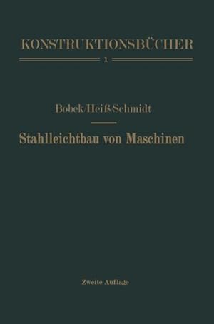 Seller image for Stahlleichtbau von Maschinen for sale by BuchWeltWeit Ludwig Meier e.K.