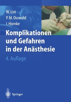 Imagen del vendedor de Komplikationen und Gefahren in der Ansthesie a la venta por BuchWeltWeit Ludwig Meier e.K.