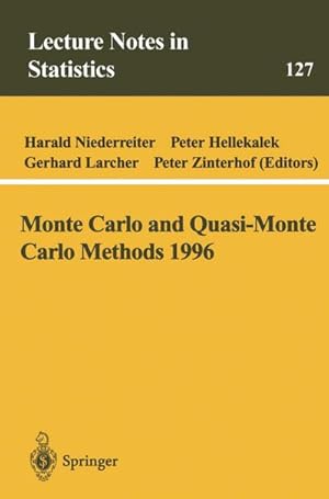 Seller image for Monte Carlo and Quasi-Monte Carlo Methods 1996 for sale by BuchWeltWeit Ludwig Meier e.K.
