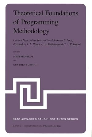 Immagine del venditore per Theoretical Foundations of Programming Methodology venduto da BuchWeltWeit Ludwig Meier e.K.