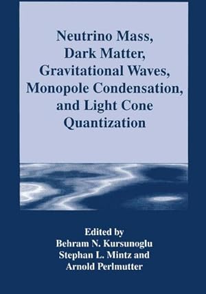 Imagen del vendedor de Neutrino Mass, Dark Matter, Gravitational Waves, Monopole Condensation, and Light Cone Quantization a la venta por BuchWeltWeit Ludwig Meier e.K.