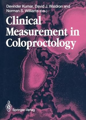 Imagen del vendedor de Clinical Measurement in Coloproctology a la venta por BuchWeltWeit Ludwig Meier e.K.