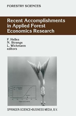 Seller image for Recent Accomplishments in Applied Forest Economics Research for sale by BuchWeltWeit Ludwig Meier e.K.