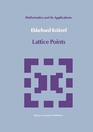 Imagen del vendedor de Lattice Points a la venta por BuchWeltWeit Ludwig Meier e.K.