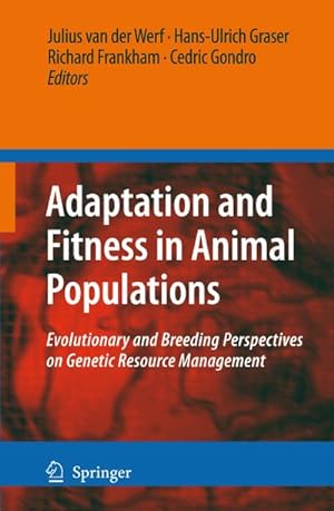 Bild des Verkufers fr Adaptation and Fitness in Animal Populations zum Verkauf von BuchWeltWeit Ludwig Meier e.K.