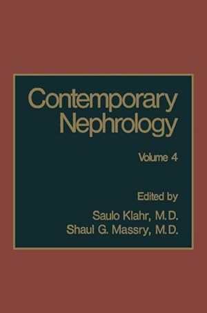 Immagine del venditore per Contemporary Nephrology venduto da BuchWeltWeit Ludwig Meier e.K.