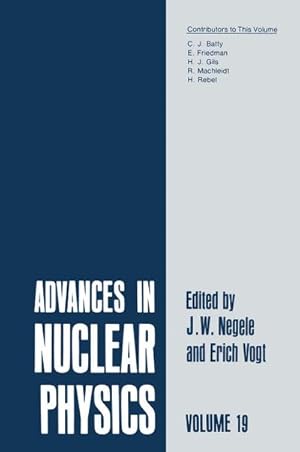 Seller image for Advances in Nuclear Physics for sale by BuchWeltWeit Ludwig Meier e.K.