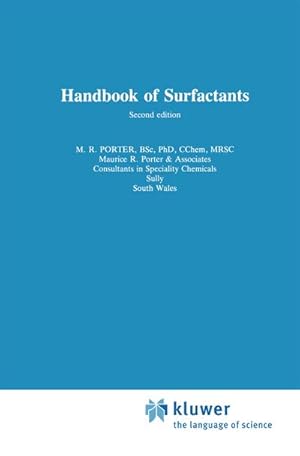 Immagine del venditore per Handbook of Surfactants venduto da BuchWeltWeit Ludwig Meier e.K.