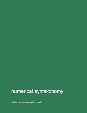 Seller image for Numerical syntaxonomy for sale by BuchWeltWeit Ludwig Meier e.K.