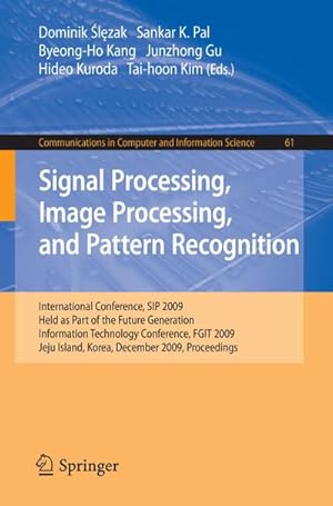 Imagen del vendedor de Signal Processing, Image Processing and Pattern Recognition a la venta por BuchWeltWeit Ludwig Meier e.K.