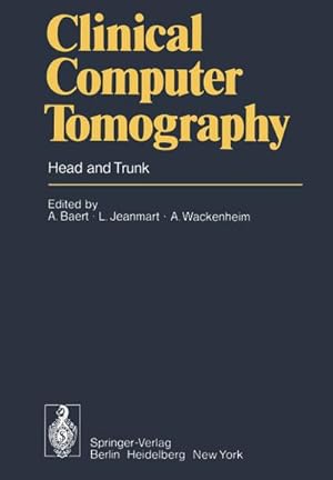 Seller image for Clinical Computer Tomography for sale by BuchWeltWeit Ludwig Meier e.K.