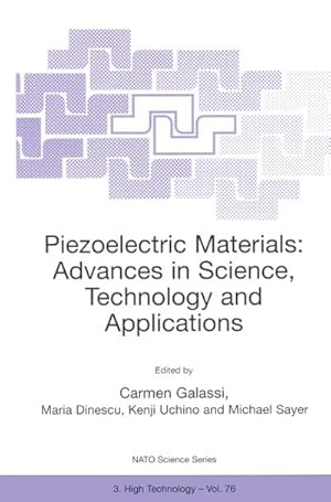 Bild des Verkufers fr Piezoelectric Materials: Advances in Science, Technology and Applications zum Verkauf von BuchWeltWeit Ludwig Meier e.K.