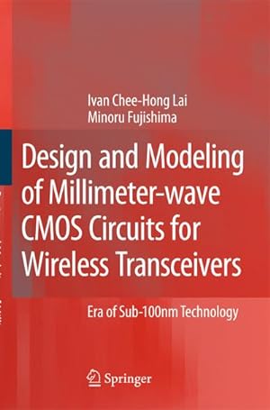 Bild des Verkufers fr Design and Modeling of Millimeter-wave CMOS Circuits for Wireless Transceivers zum Verkauf von BuchWeltWeit Ludwig Meier e.K.