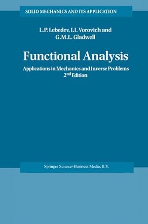 Bild des Verkufers fr Functional Analysis zum Verkauf von BuchWeltWeit Ludwig Meier e.K.