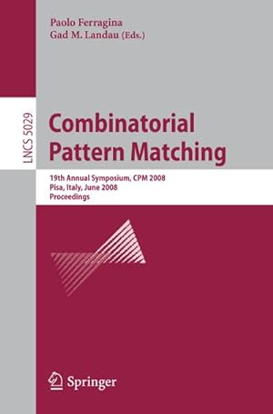Seller image for Combinatorial Pattern Matching for sale by BuchWeltWeit Ludwig Meier e.K.