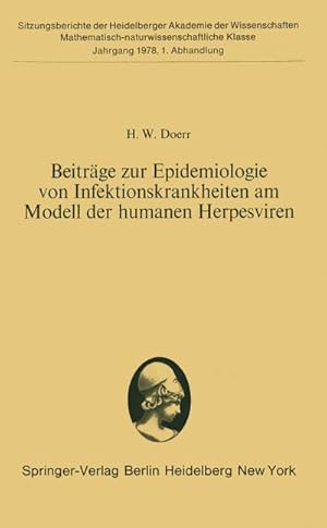 Immagine del venditore per Beitrge zur Epidemiologie von Infektionskrankheiten am Modell der humanen Herpesviren venduto da BuchWeltWeit Ludwig Meier e.K.