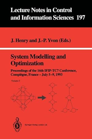 Seller image for System Modelling and Optimization for sale by BuchWeltWeit Ludwig Meier e.K.