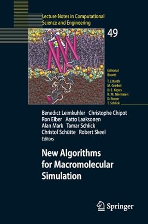 Imagen del vendedor de New Algorithms for Macromolecular Simulation a la venta por BuchWeltWeit Ludwig Meier e.K.