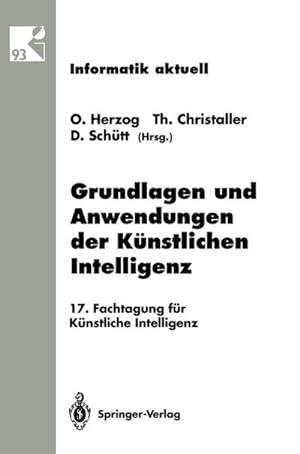Seller image for Grundlagen und Anwendungen der Knstlichen Intelligenz for sale by BuchWeltWeit Ludwig Meier e.K.