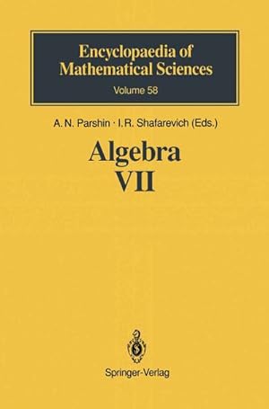 Seller image for Algebra VII for sale by BuchWeltWeit Ludwig Meier e.K.