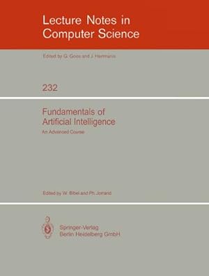 Image du vendeur pour Fundamentals of Artificial Intelligence mis en vente par BuchWeltWeit Ludwig Meier e.K.