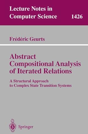 Seller image for Abstract Compositional Analysis of Iterated Relations for sale by BuchWeltWeit Ludwig Meier e.K.