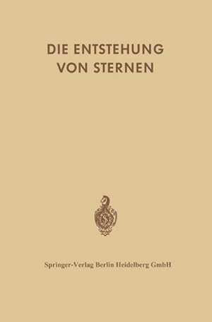Imagen del vendedor de Die Entstehung von Sternen durch Kondensation Diffuser Materie a la venta por BuchWeltWeit Ludwig Meier e.K.