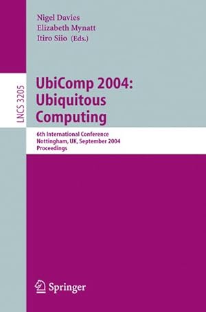 Seller image for UbiComp 2004: Ubiquitous Computing for sale by BuchWeltWeit Ludwig Meier e.K.