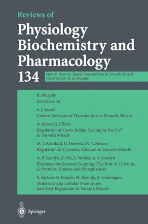 Image du vendeur pour Reviews of Physiology Biochemistry and Pharmacology mis en vente par BuchWeltWeit Ludwig Meier e.K.