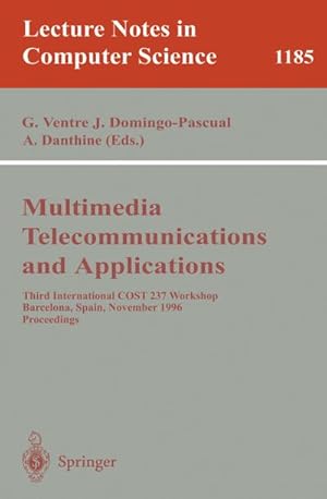 Image du vendeur pour Multimedia, Telecommunications, and Applications mis en vente par BuchWeltWeit Ludwig Meier e.K.