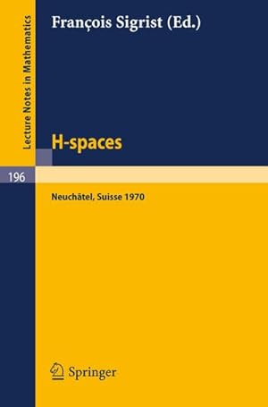 Imagen del vendedor de H - Spaces a la venta por BuchWeltWeit Ludwig Meier e.K.