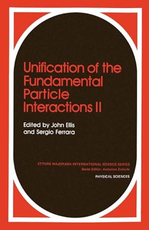 Seller image for Unification of the Fundamental Particle Interactions II for sale by BuchWeltWeit Ludwig Meier e.K.