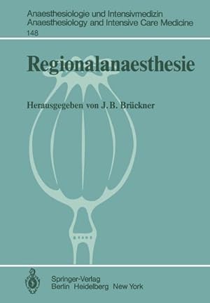 Seller image for Regionalanaesthesie for sale by BuchWeltWeit Ludwig Meier e.K.
