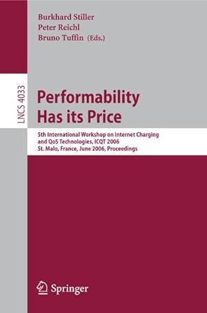 Immagine del venditore per Performability Has its Price venduto da BuchWeltWeit Ludwig Meier e.K.