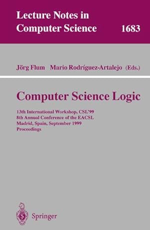 Imagen del vendedor de Computer Science Logic a la venta por BuchWeltWeit Ludwig Meier e.K.