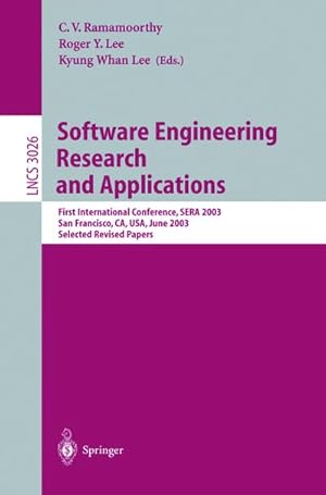 Imagen del vendedor de Software Engineering Research and Applications a la venta por BuchWeltWeit Ludwig Meier e.K.