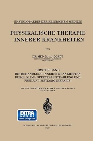 Seller image for Physikalische Therapie Innerer Krankheiten for sale by BuchWeltWeit Ludwig Meier e.K.